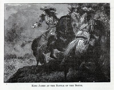Re Giacomo alla battaglia del Boyne, 1882 da Unbekannt