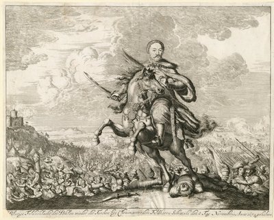 Re Giovanni III Sobieski alla battaglia di Khotyn l