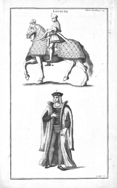 Re Luigi XII, c1760 da Unbekannt