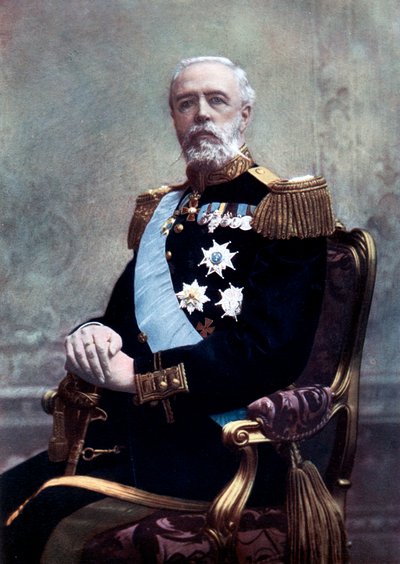 Re Oscar II di Svezia, fine XIX-inizio XX secolo da Unbekannt