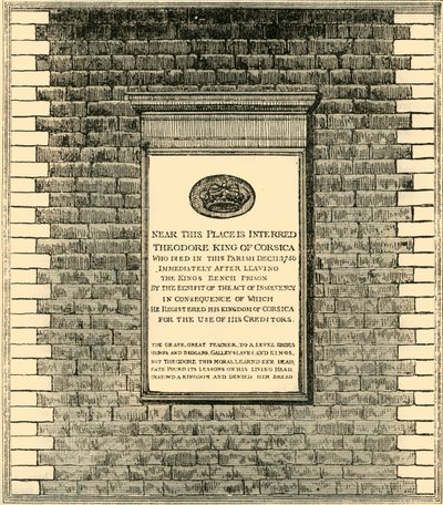 Monumento a re Teodoro, 1881 da Unbekannt