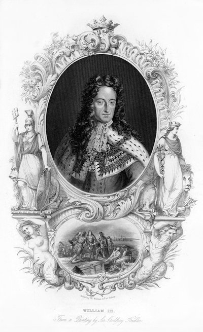 Re Guglielmo III, c1850 da Unbekannt