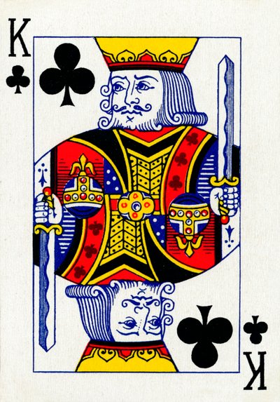 Re di Fiori da un mazzo di carte da gioco Goodall & Son Ltd. da Unbekannt