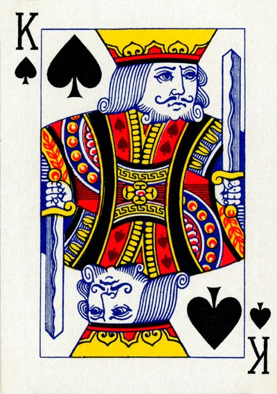 Re di picche da un mazzo di carte da gioco Goodall & Son Ltd., c1940 da Unbekannt
