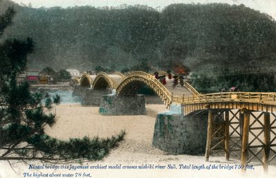 Ponte Kintai Iwakuni, Giappone, inizio 20° secolo da Unbekannt