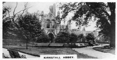 Abbazia di Kirkstall, Leeds, Yorkshire, c1920 da Unbekannt