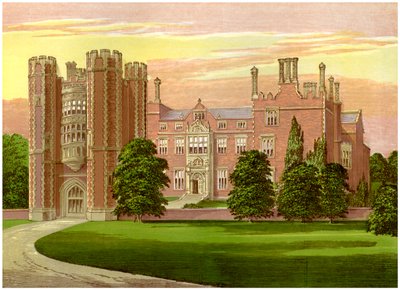Kirtling Tower, Cambridgeshire, casa della Baronessa North, c1880 da Unbekannt