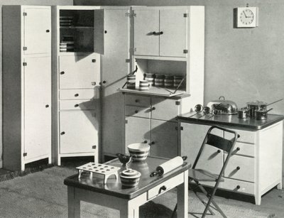 Mobili da cucina di Heals, Londra da Unbekannt