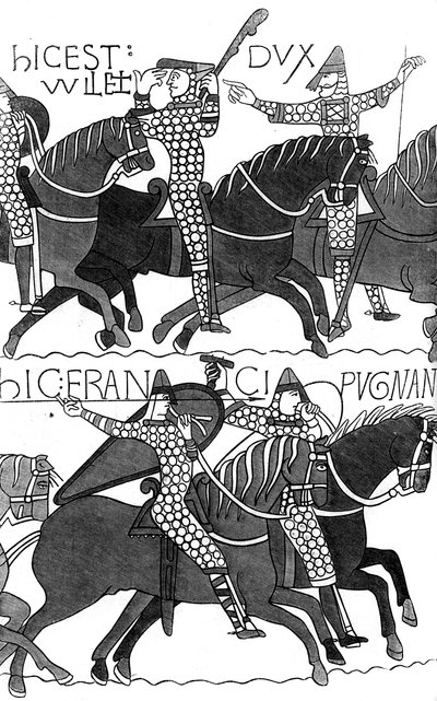 Cavalieri di Duc Guillaume, c1070 1849 da Unbekannt