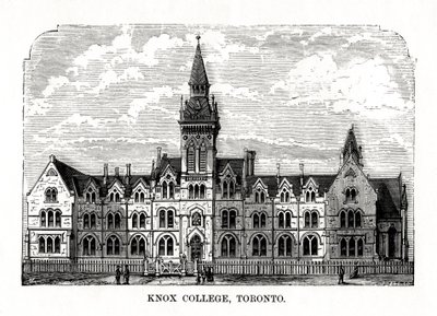 Knox College, Toronto, Ontario, Canada, XIX secolo da Unbekannt