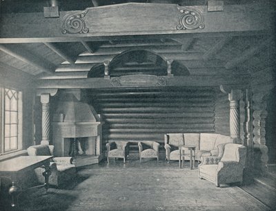 Kongssater, la casa nella foresta del re e della regina di Norvegia, c1910 da Unbekannt