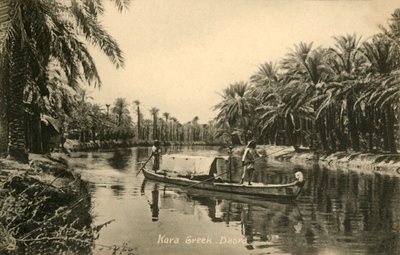 Kora Creek, Bassora, c1918-c1939 da Unbekannt