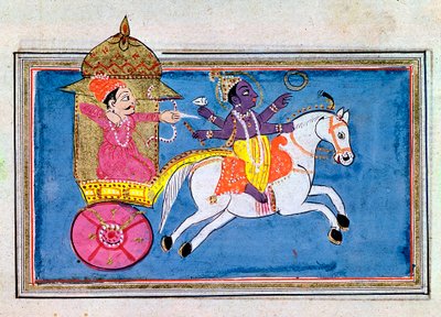 Krishna, divinità indù, un avatar di Vishnu, XVII secolo da Unbekannt