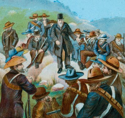 Kruger che Appella ai Burghers a Bloemfontein, 1900 da Unbekannt