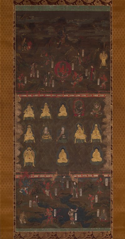 Mandala del Santuario di Kumano, inizio del XIV secolo da Unbekannt