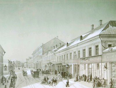 Kuznetsky Most, Mosca, Russia, 1840s da Unbekannt