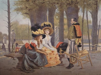 La Causerie. - Vita a Parigi nel 1793 da Unbekannt