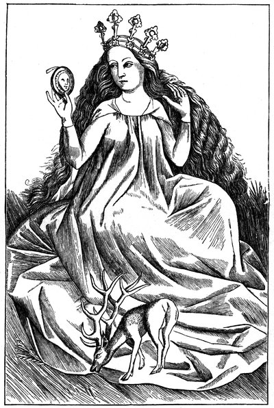 La Damoiselle, 1466, 1870 da Unbekannt