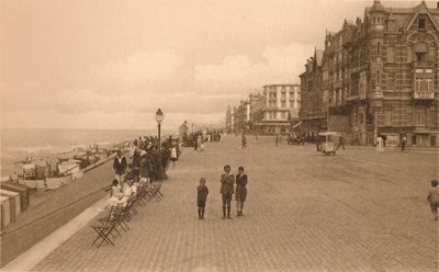 La Digue, la passeggiata, c1900 da Unbekannt