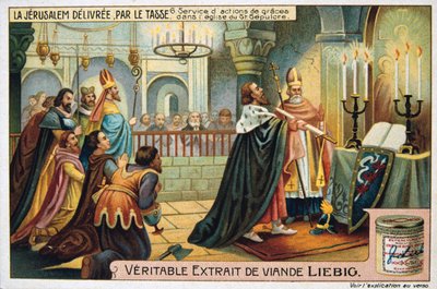 La Gerusalemme liberata del Tasso, servizio di ringraziamento nella Chiesa del Santo Sepolcro da Unbekannt