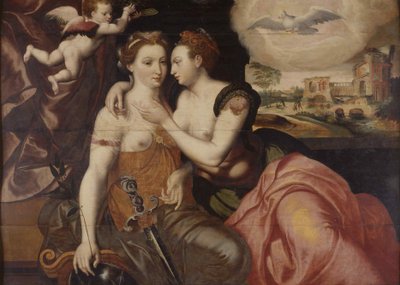 La Giustizia e la Pace, c.1560 da Unbekannt