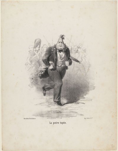 La Poire Tapée, ca 1848 da Unbekannt