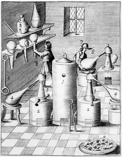 Laboratorio per la raffinazione dell