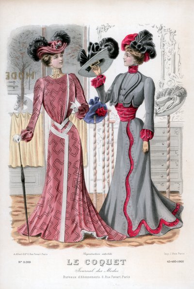 Moda femminile, fine XIX secolo da Unbekannt