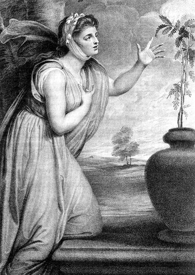 Lady Emma Hamilton, moglie di Sir William Hamilton e amante di Horatio Nelson da Unbekannt