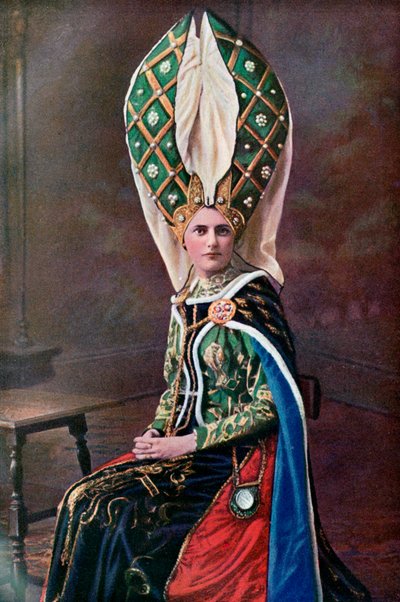 Copricapo da signora, 1450-1470, 1910 da Unbekannt