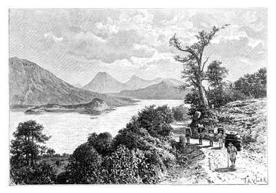 Lago Atitlan, Guatemala, c1890 da Unbekannt
