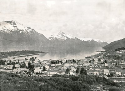 Lago Wakatipu e le montagne, Queenstown, Nuova Zelanda, 1895 da Unbekannt