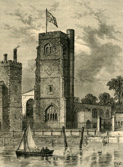 Chiesa di Lambeth 1825, c1878 da Unbekannt