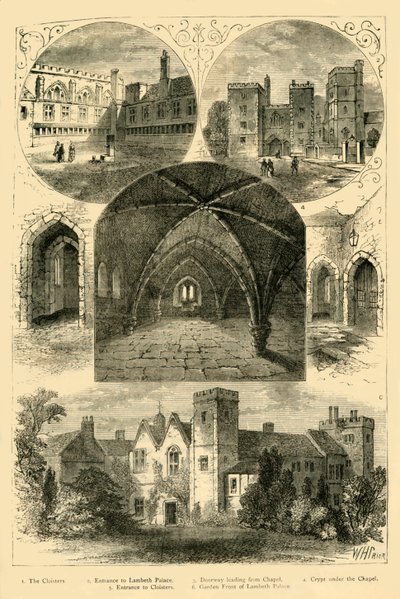Palazzo di Lambeth, c1878 da Unbekannt