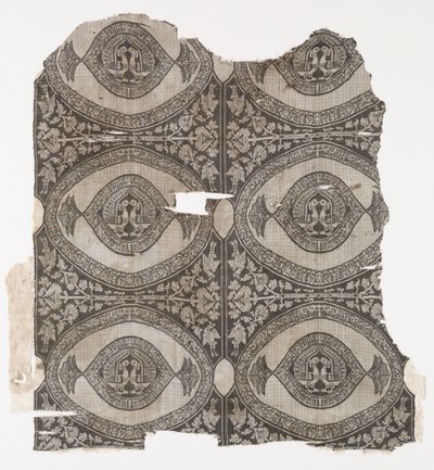 Lampasso con pavoni affrontati, 1660-1955 da Unbekannt