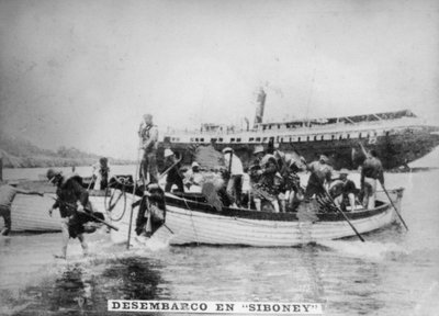 Sbarco a Siboney, 1898, 1920s da Unbekannt