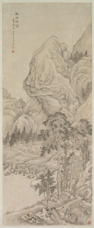 Paesaggio, 1644-1911 da Unbekannt