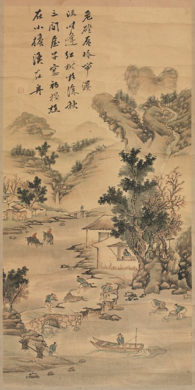 Paesaggio, 1800s da Unbekannt