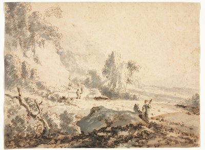 Paesaggio, XVIII secolo da Unbekannt