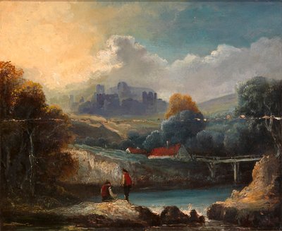 Paesaggio, fine XVIII secolo da Unbekannt