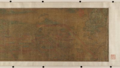 Paesaggio dei palazzi di Qin da Unbekannt