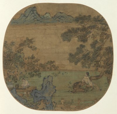 Paesaggio con figure, 960-1279 da Unbekannt