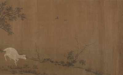 Paesaggio con capre da Unbekannt