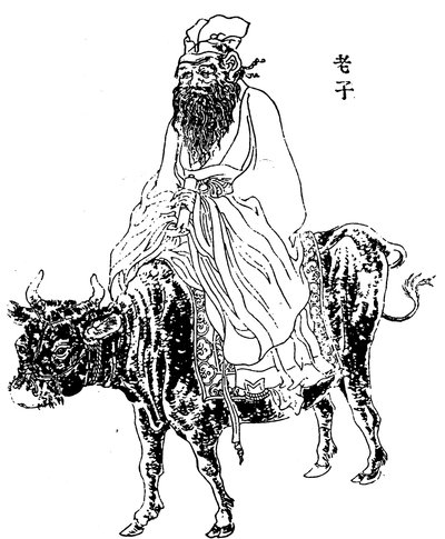 Lao-Tzu, antico filosofo cinese e ispirazione del Taoismo, fine XIX sec. da Unbekannt