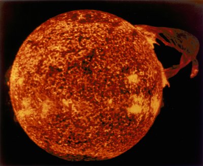 Grande prominenza solare in luce ultravioletta estrema, 1973 da Unbekannt