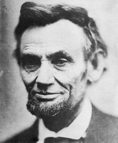 Ultima fotografia di Abraham Lincoln, 1809-1865, aprile 1865 da Unbekannt