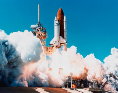 Lancio dello Space Shuttle Columbia dal Kennedy Space Center, Florida, USA da Unbekannt