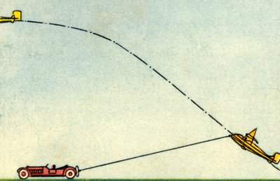 Lancio di un aliante, 1932 da Unbekannt