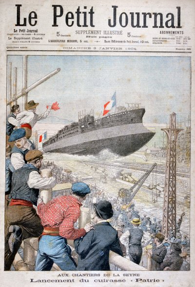 Varo della corazzata francese Patrie, Tolone, dicembre 1903 1904 da Unbekannt