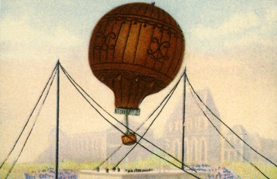 Lancio del pallone dei Fratelli Montgolfier, giugno 1783, 1932 da Unbekannt